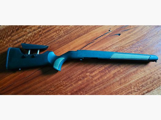 Original Steel Action HS Flex stock (adjustable) – black/green – NEW & UNUSED