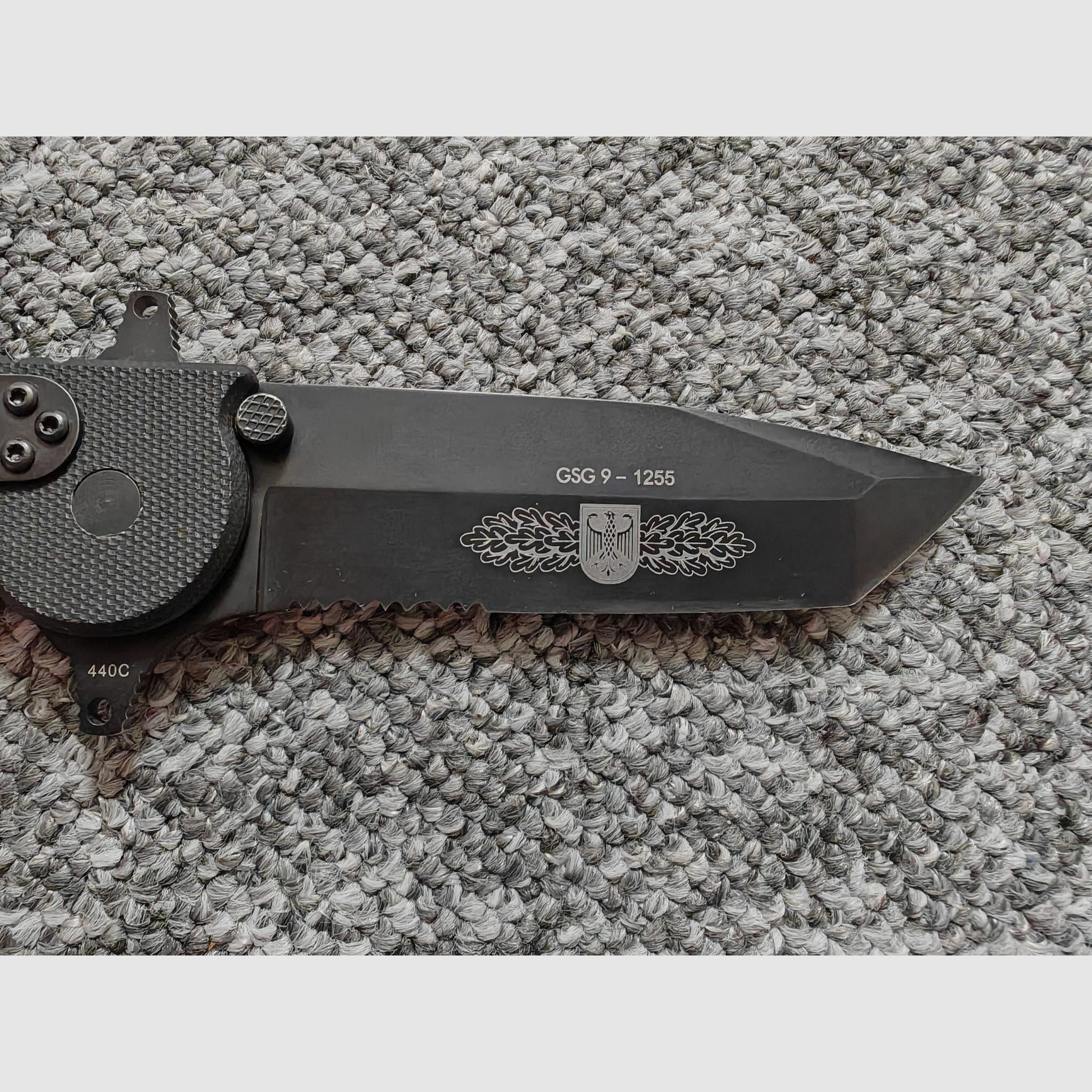 Cuchillo de GSG 9 fabricado por Böker | Número 1255 | Objeto de colección / no disponible en el comercio | NUEVO