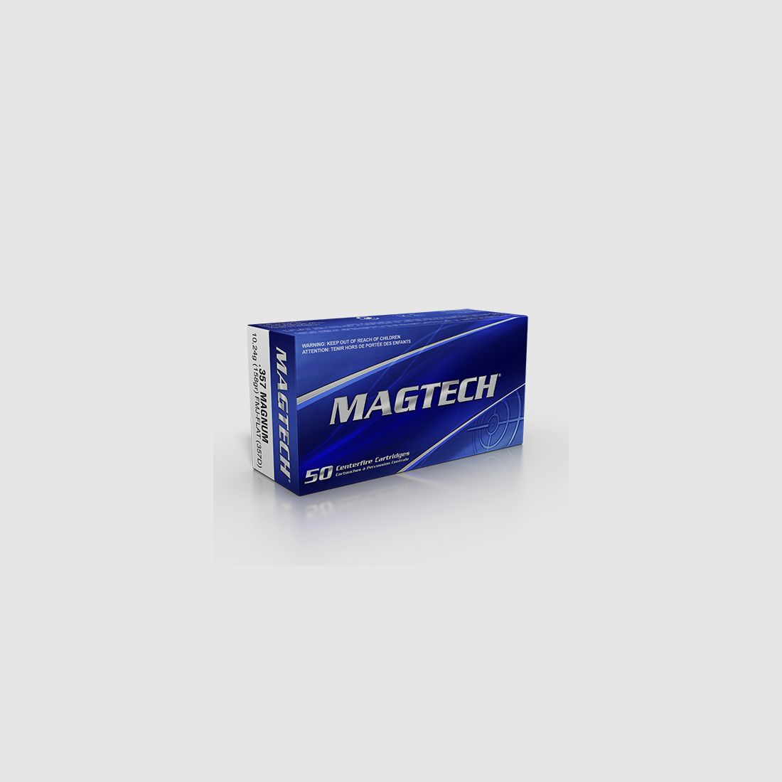 Magtech .357 Mag. 158GR FMJ 50 cartouches