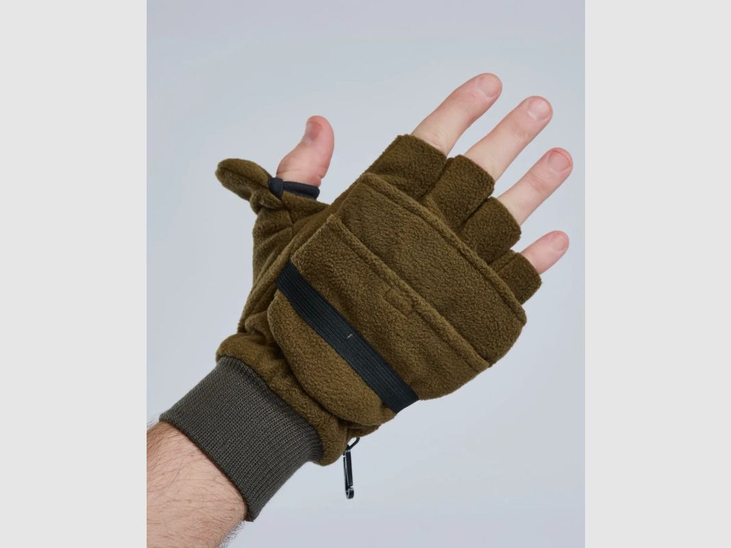 Pinewood groene fleecehandschoenen 9109-114, afbeelding 3 van 4