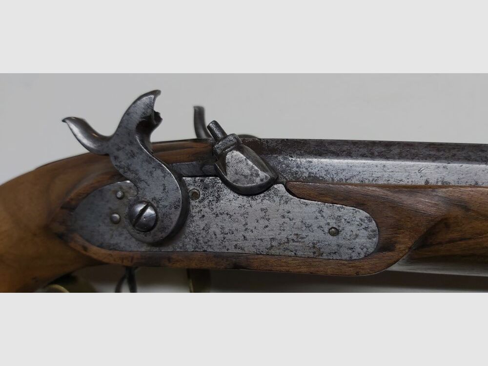 F.C. Nabholt in Regensburg double-barreled percussion pistol