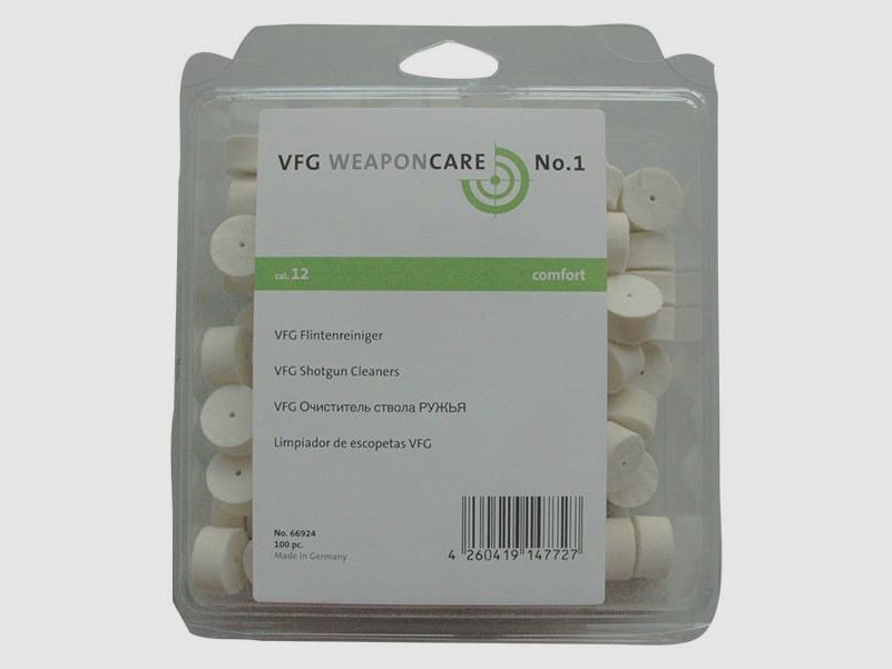 VFG Shotgun Felt Cleaners Comfort in packs of 100