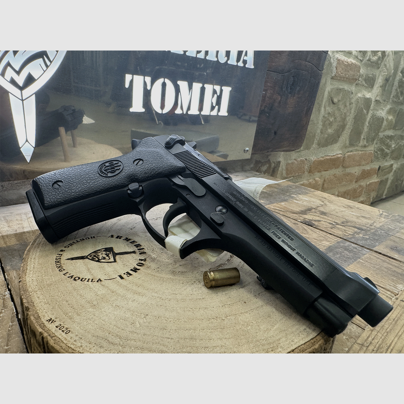PISTOLA – BERETTA – 98FS cal. 9×21 (EDIZIONE ASSOARMIERI), immagine 4 di 6