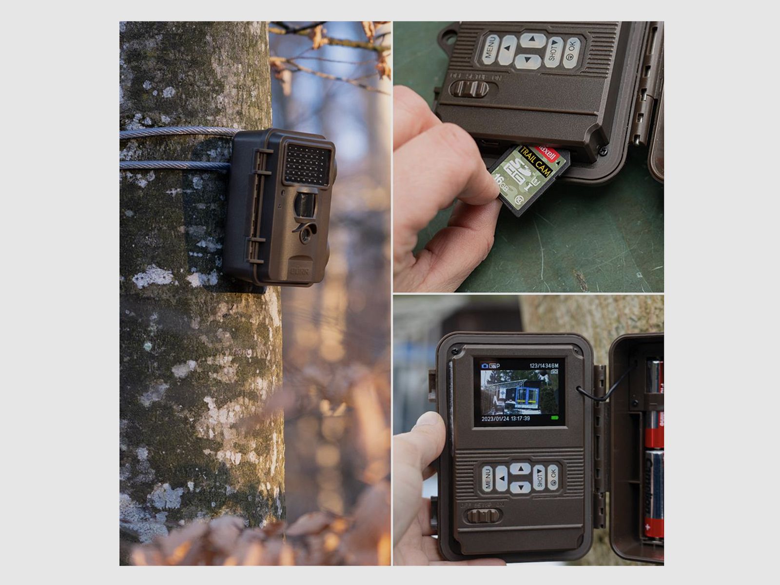 Dörr 204500 Überwachungskamera SnapShot Mini Black 30MP 4K