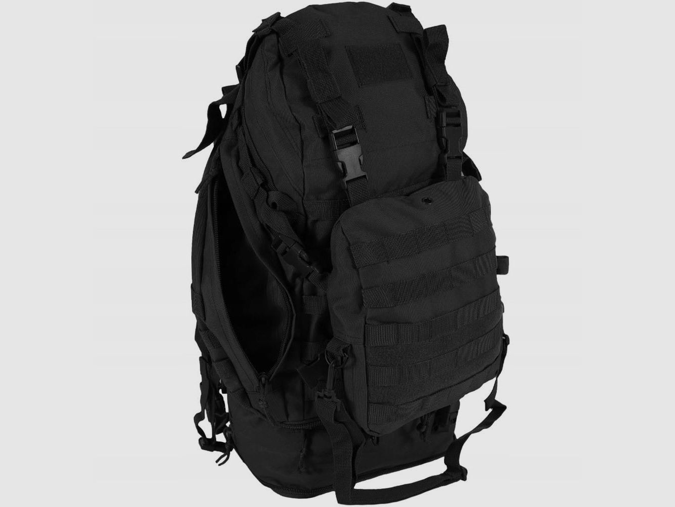CAMO Overload Rucksack (60L) - Schwarz (PL-OV-BP-BL), Bild 6 von 11