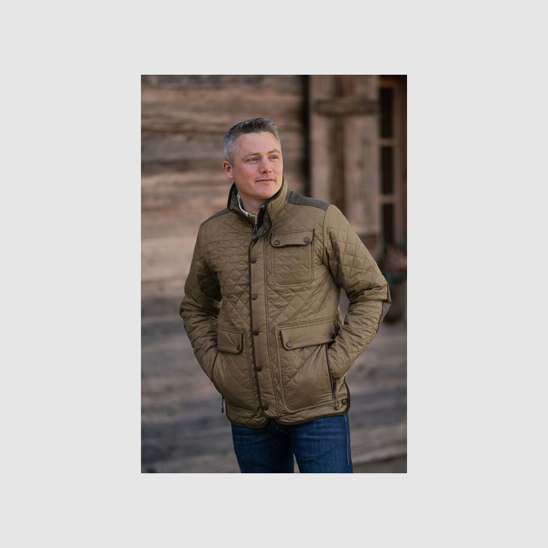 Blaser Herren Jacke Miles Khaki