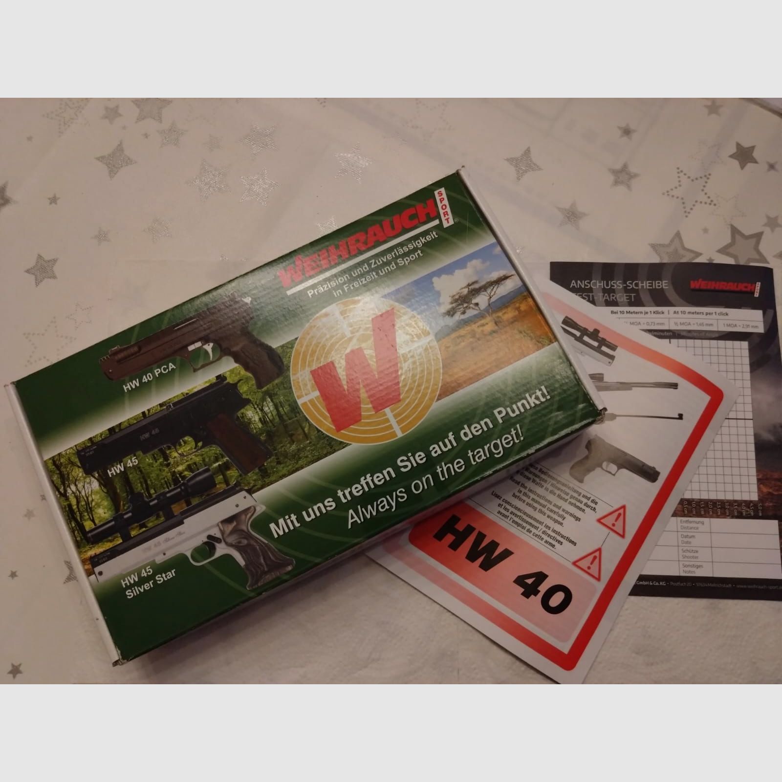 HW40 4,5mm neuwertig mit Wechsellauf 5,5mm jungfräulich