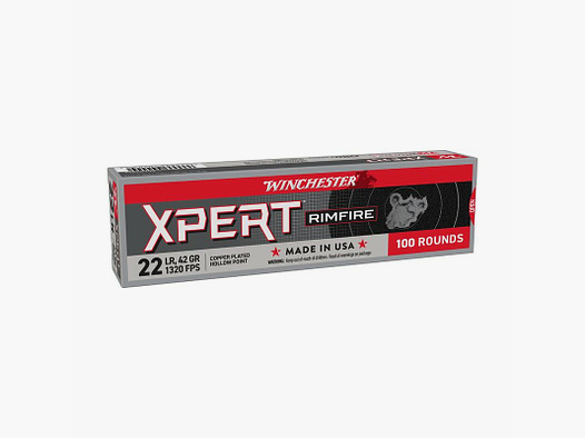 Winchester Xpert Rimfire HV 42grs -100Pzs