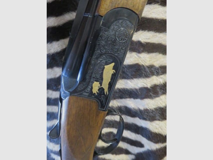 Bockdoppelflinte FAIR Premier Bascule Stahl Schwarz Kal.30R BLASER Lauf 55 cm Einabzug Extractor, Bild 5 von 11