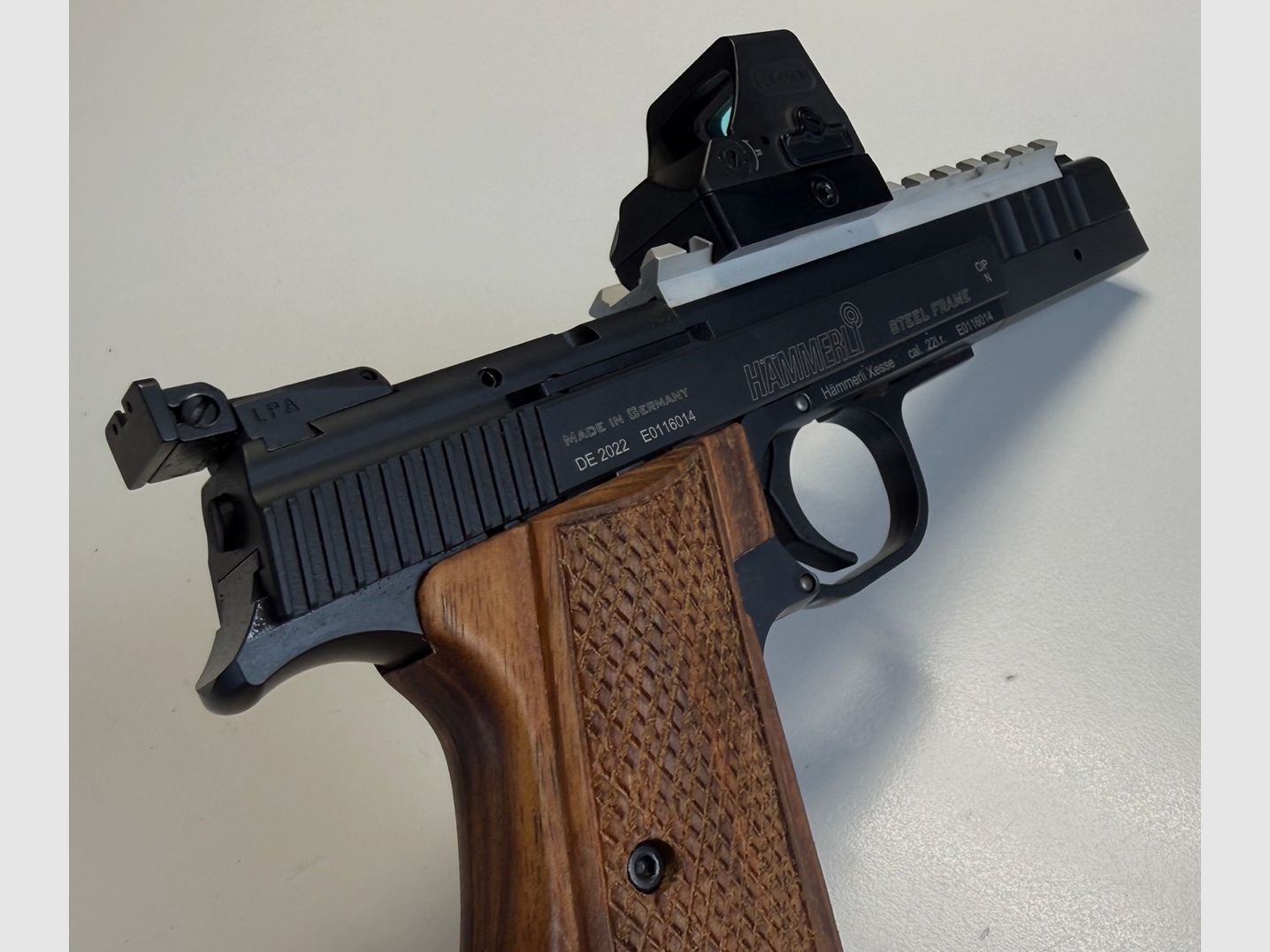 Hämmerli X-ESSE IPSC SF Black, Holosun HE508T-RD-X2, mit umfangreichem, exklusivem Zubehör - NEUWERTIG