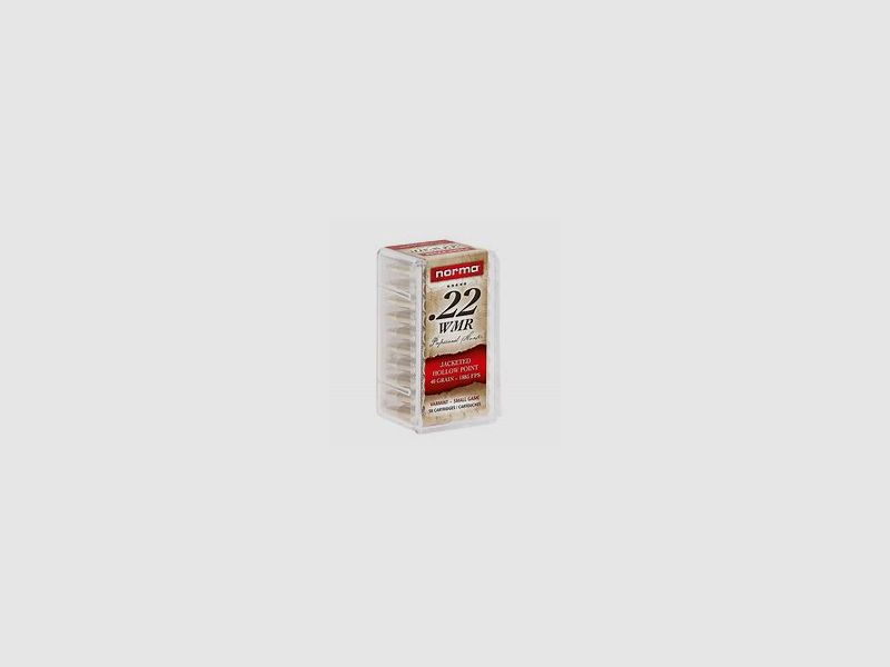 MUNITION NORMA 22 WMR 40 GR