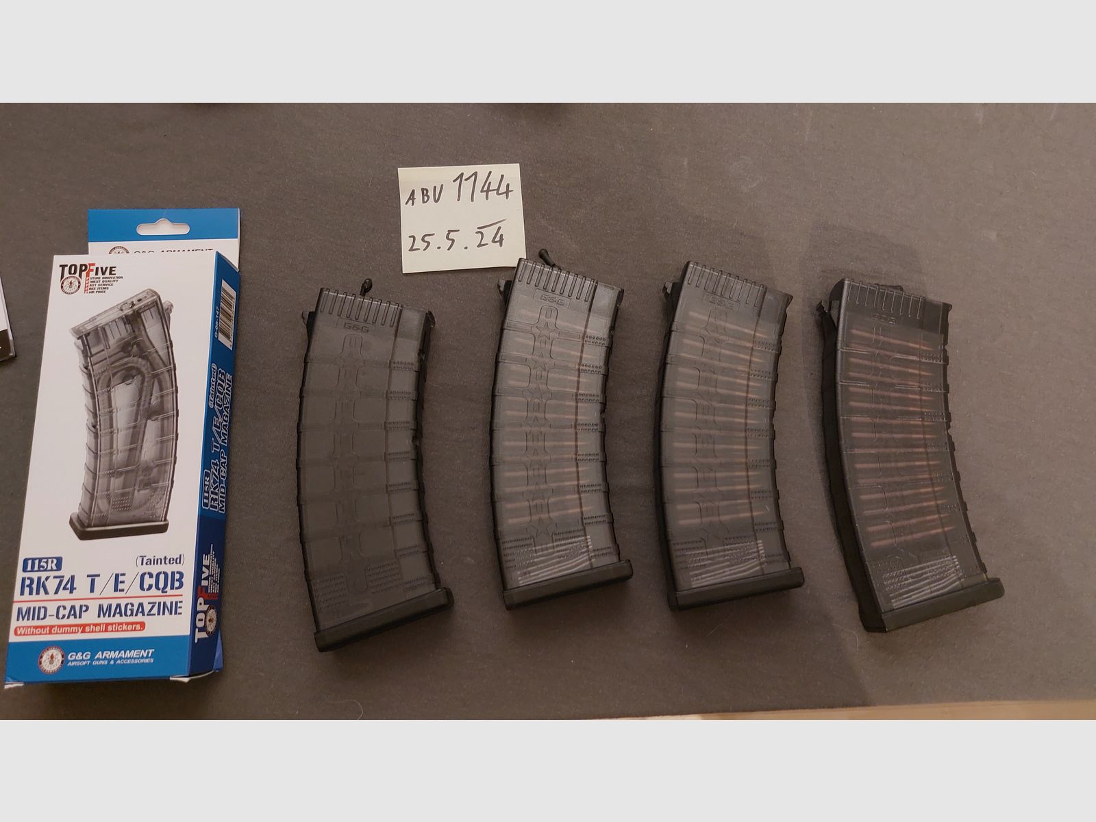 G&G Armament RK74 CQB AEG with E. T. U. including accessories