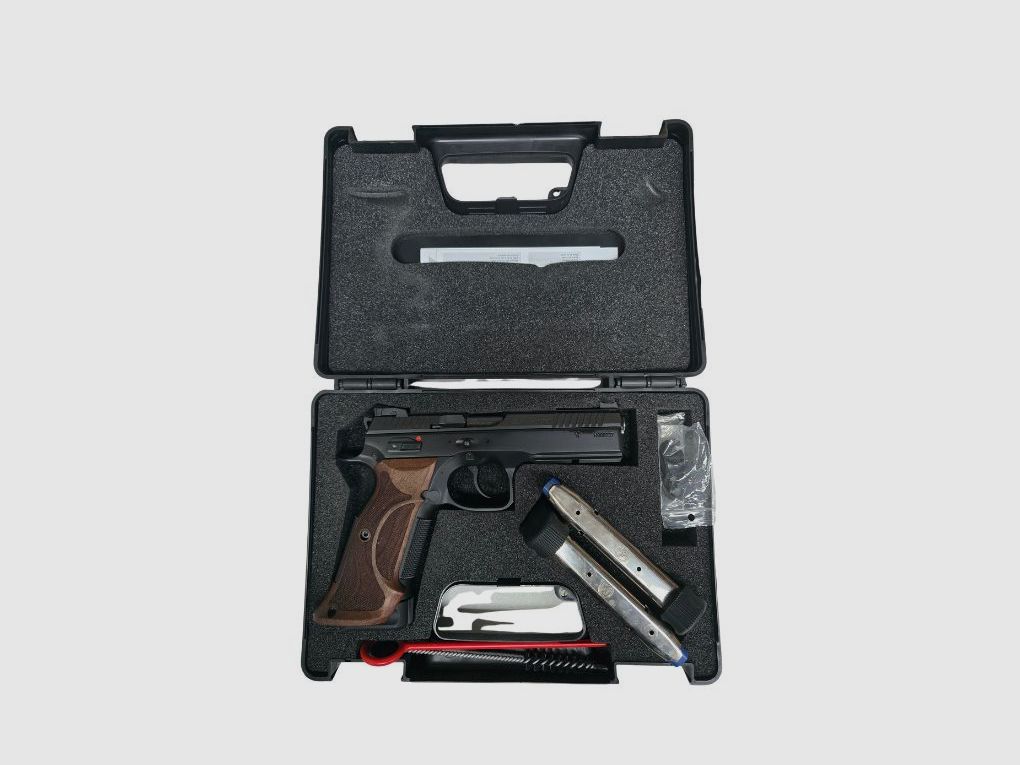 BRÜNNER CZ Shadow 2 impugnatura in legno con grilletto nero, usata, condizioni: molto buone, prezzo di listino: € 2100, immagine 3 di 3