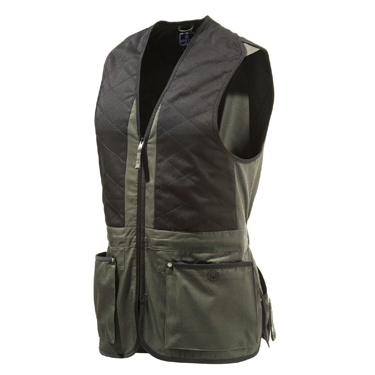 Beretta Schießwe. Trap Cotton Vest SMU  Green & black