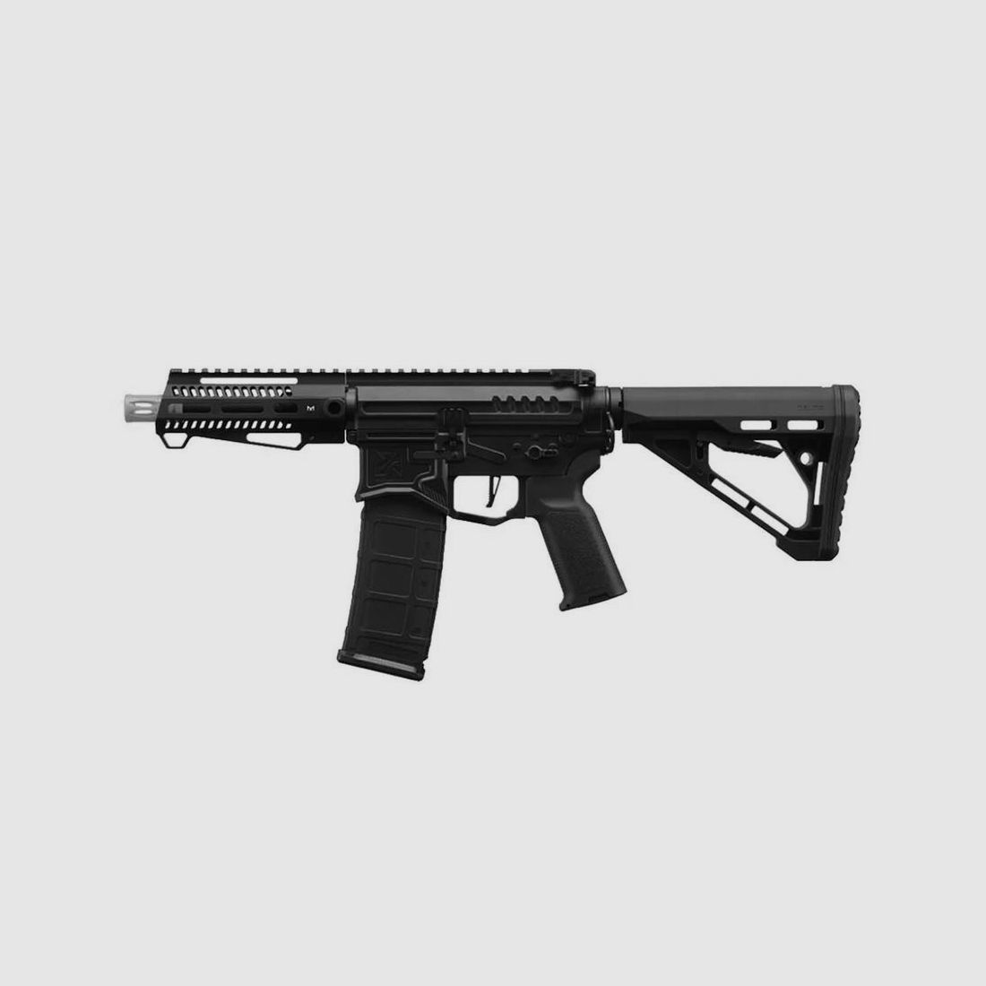 Airsoft-Replikat R15 Mod 1 Zion Arms - Kurzes oder Langes Handguard Schwarz - Hohe Präzision und Robustheit, Bild 7 von 8