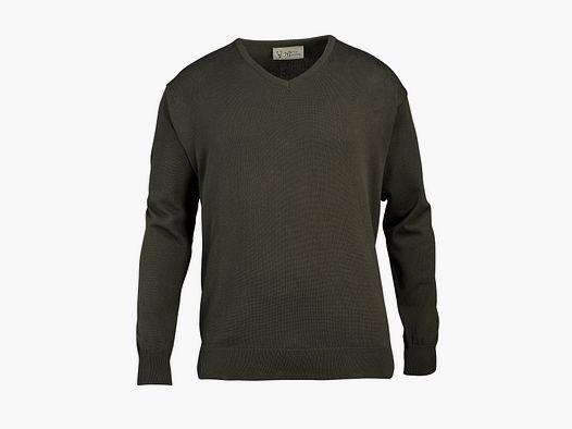 Hubertus Herrenpullover V-Ausschnitt