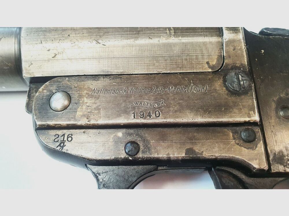 Walther Signalpistole Walther Zella-Mehlis 1940 - 4 (Signal)