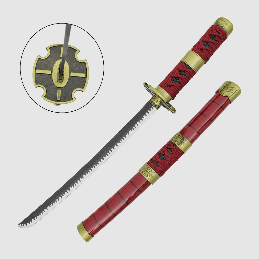 Mini Katana Sandai Kitetsu inklusive Saya