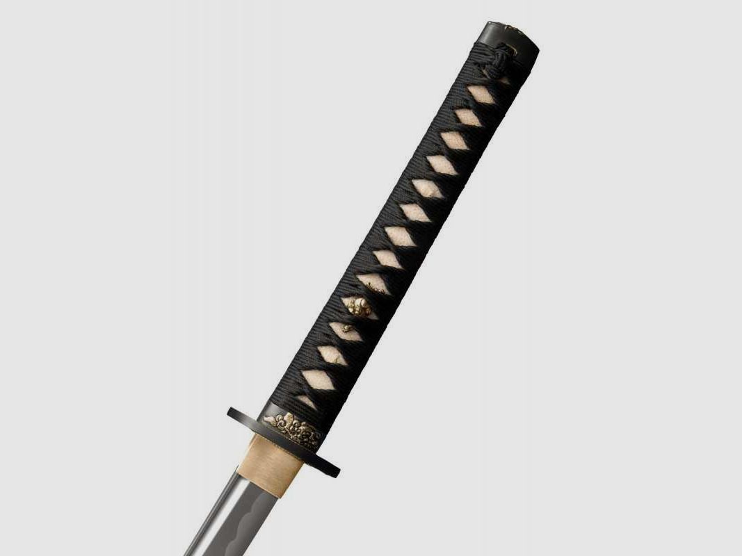 Cold Steel Gold Lion Katana Damaststahl Samurai Schwert