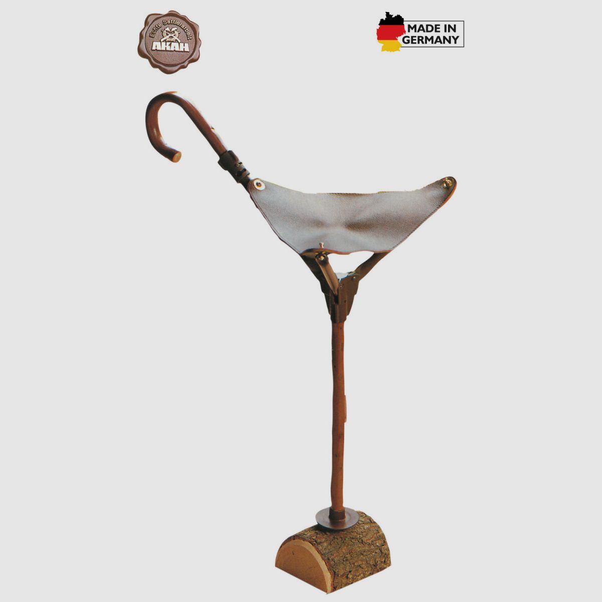AKAH Sitzstock aus Kastanie