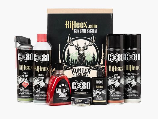 Zestaw do czyszczenia broni myśliwskiej - Riflecx Hunter Set
