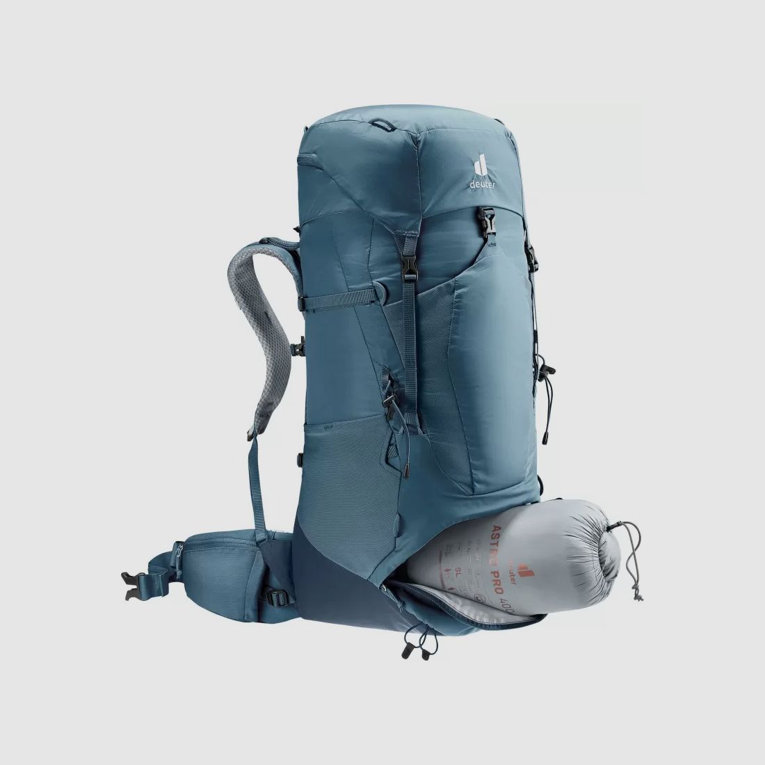 Deuter Aircontact Lite 50 + 10 Grau, Blau, Bild 6 von 12