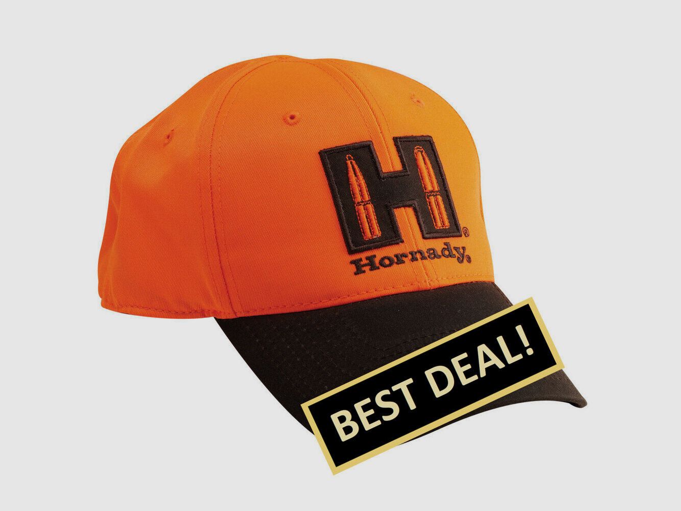 Hornady HORNADY SCHILDMÜTZE ORANGE-SCHWARZ/SCHWARZ "H"
