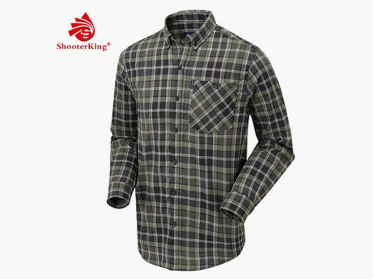 SHOOTERKING Elk Hemd grün kariert