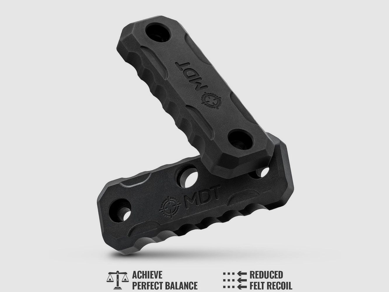 External weight for M-LOK forend with QD rifle sling ring, image 2 of 3