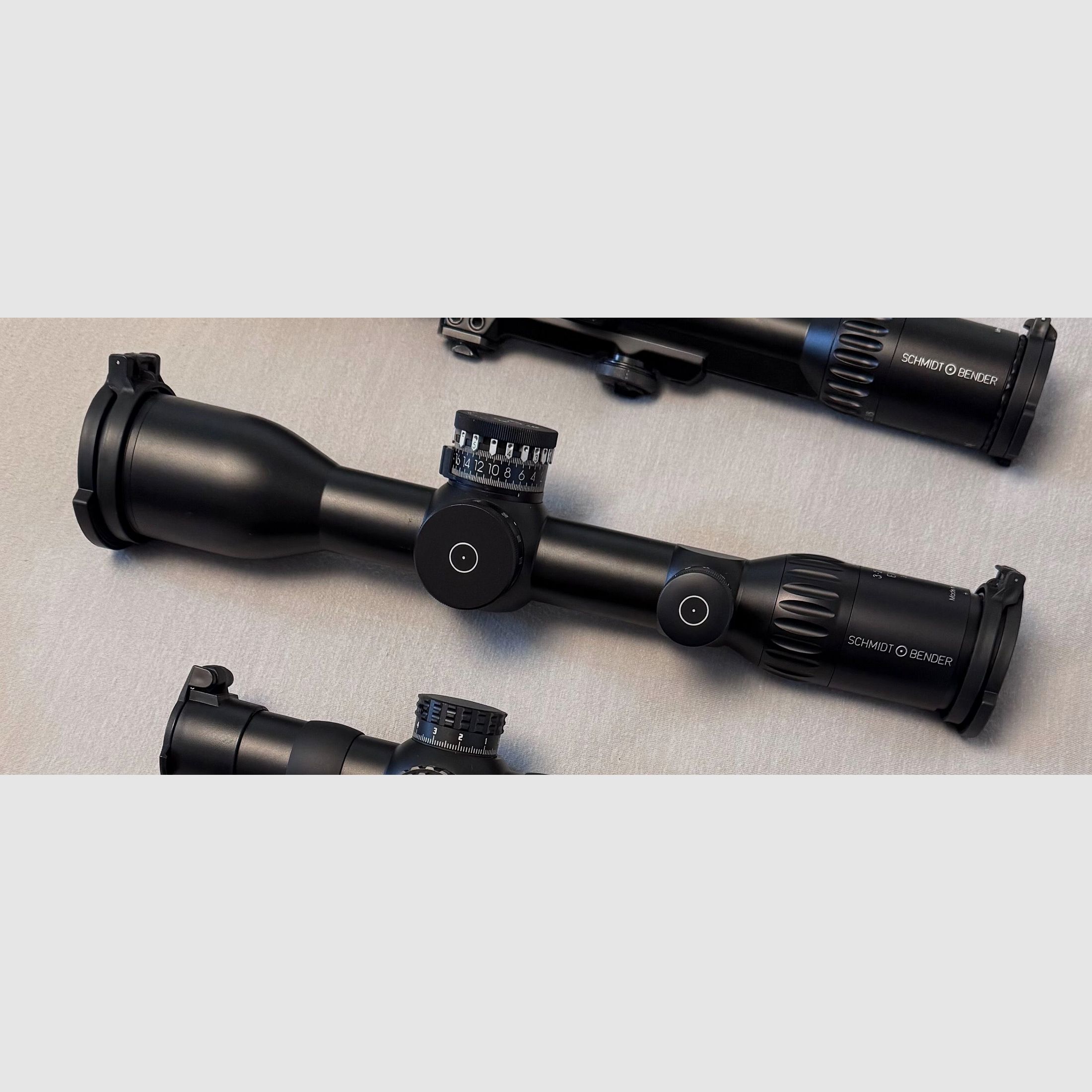 Schmidt & Bender EXOS 3-21 x 50 Neuwertig mit Zubehör OVP usw.