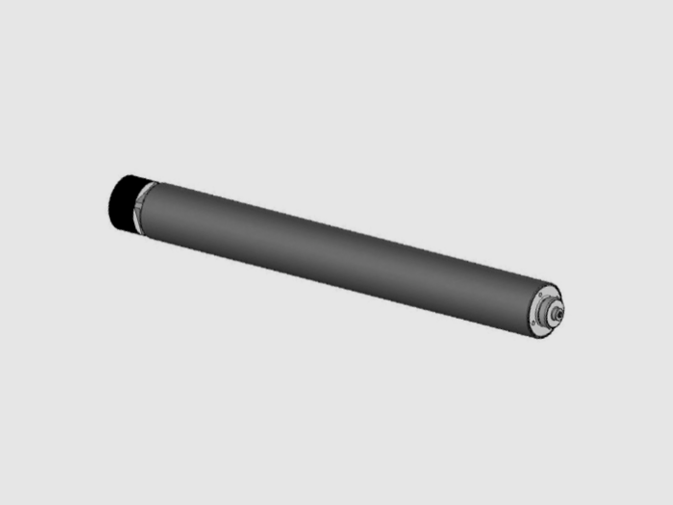 FWB air cylinder LG long with integrated manometer, Feinwerkbau