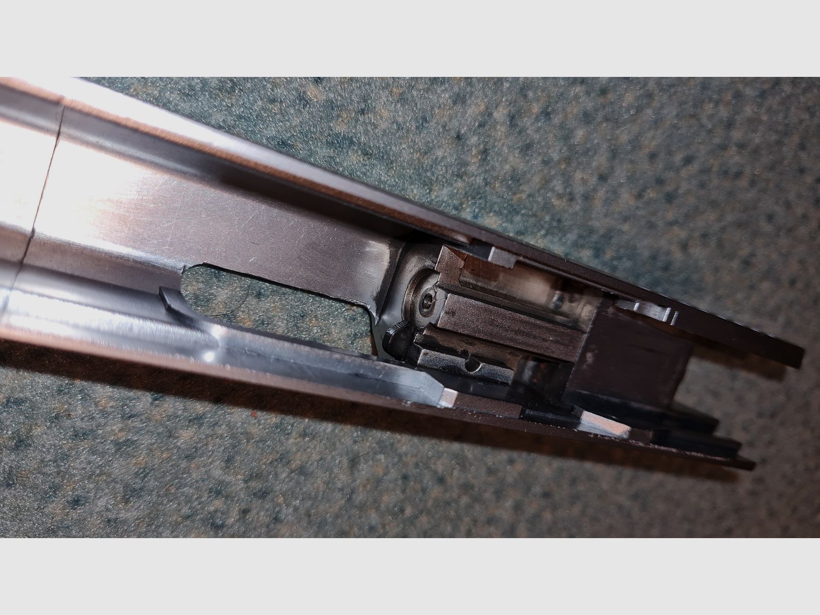 Röhm RG 96 Schreckschuss Pistole vernickelt