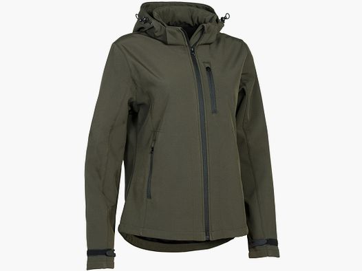 Percussion veste softshell Femme, kaki