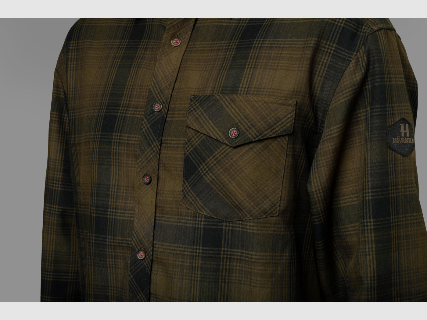 Härkila Driven Hunt flannel skjorte, billede 8 af 12