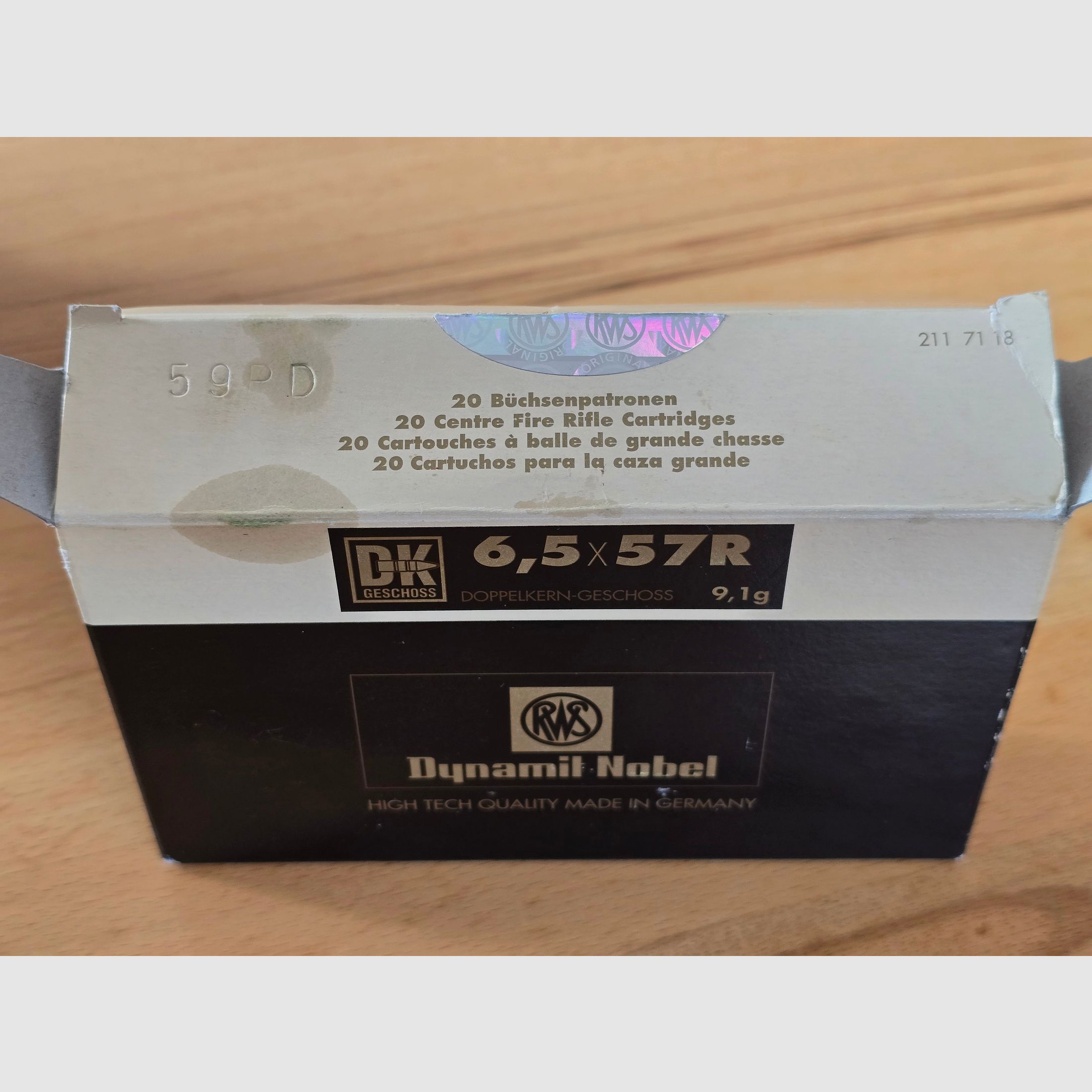 RWS Evo Green 6,5×57R, RWS DK 6,5×57R