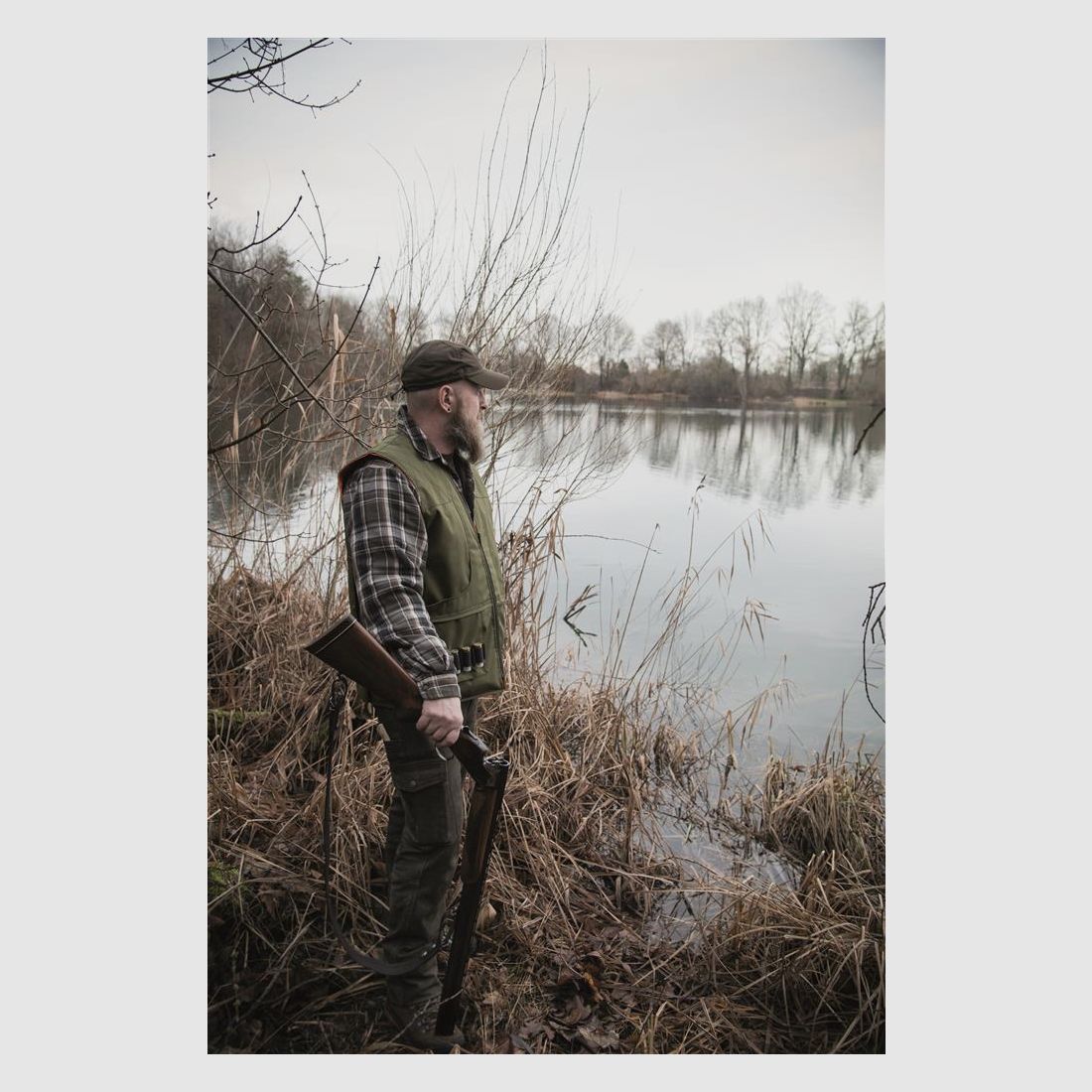 DÖRR 208403 Reversible Vest Orange/Olive Green 3XL