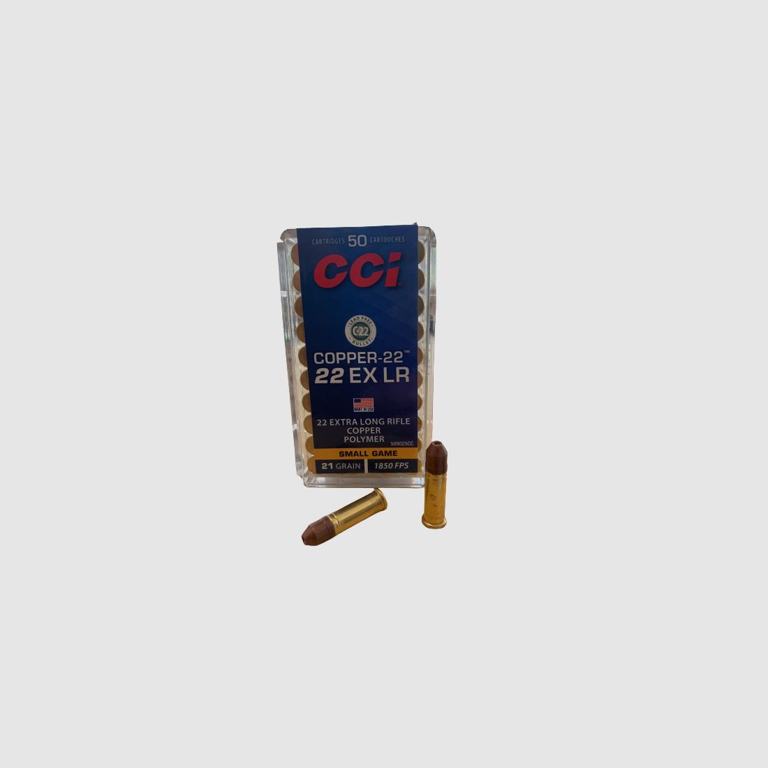 CCI COPPER 22 EX HOLLOW POINT .22LR - 50 SCHUSS