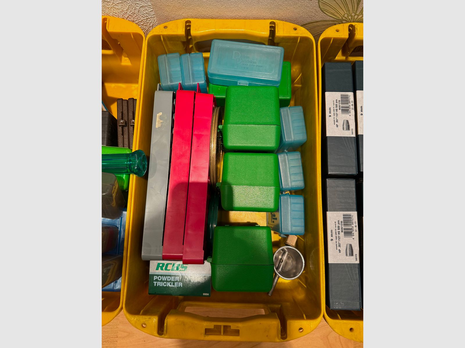 Herladen, herlaadapparatuur, accessoires, matrijs, projectielen, hulzen, weegschalen, persen - ontbinding