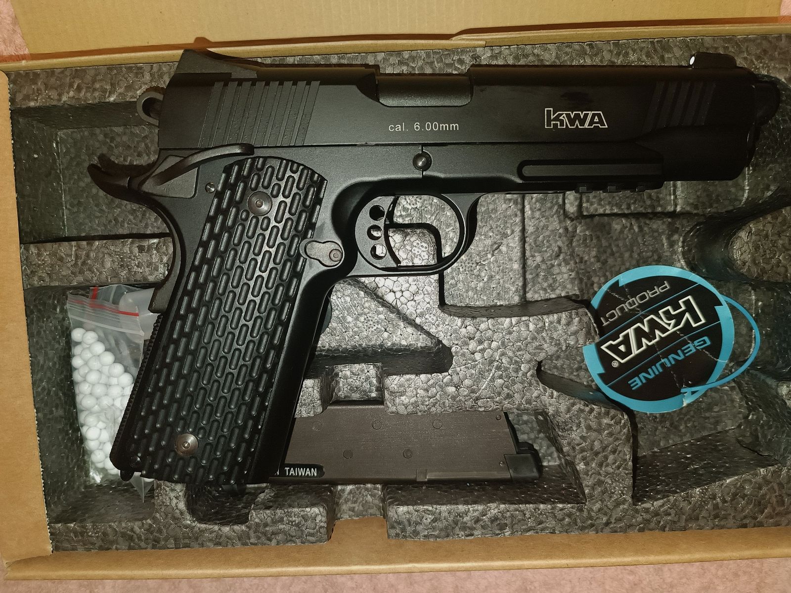 1911 KWA MK II PTP Gas Blowback Airsoft Pistole 