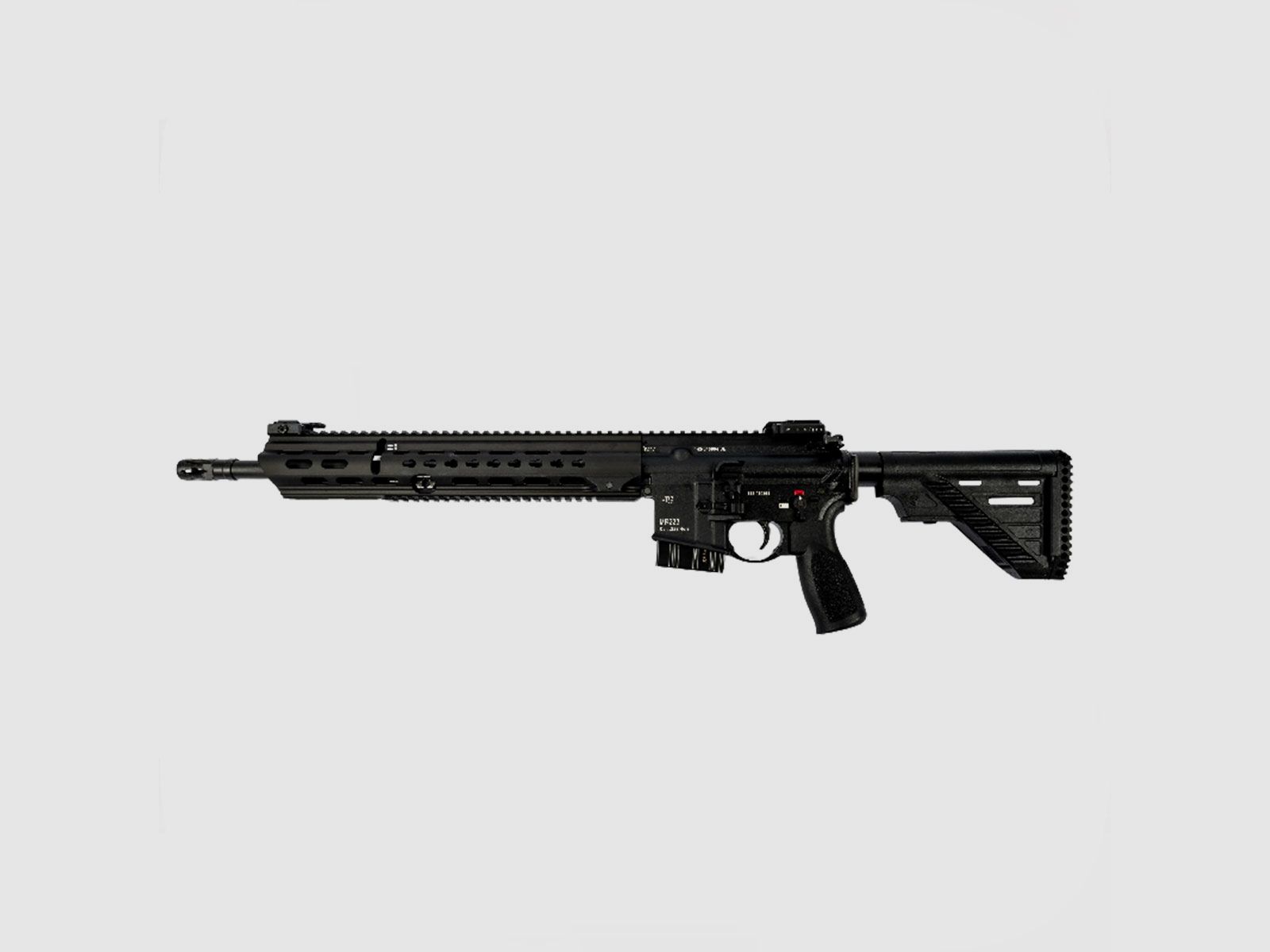 CARABINA – HECKLER & KOCH – MR223 A3 NERO | .223 REM | 16,5″ BARREL | ASTINA HKEY LUNGA, immagine 4 di 6