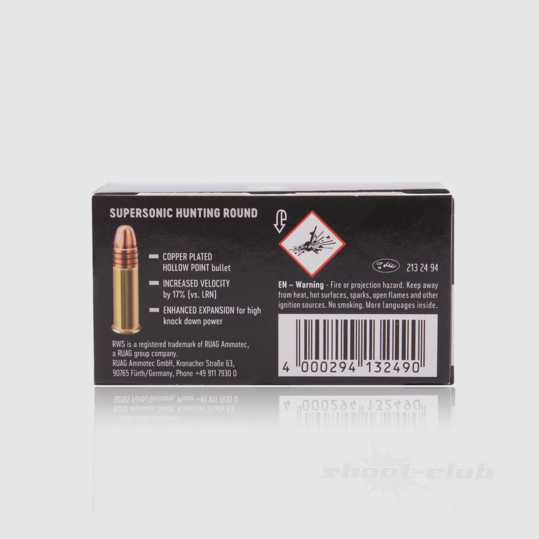 RWS	 RWS HV-Hohlspitz .22lr - 50er Packung