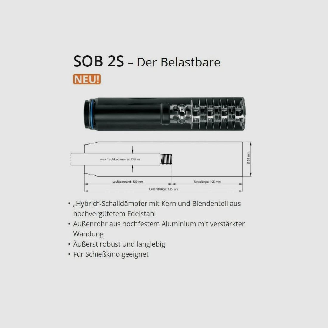 Eratac SOB 2S - Der Belastbare