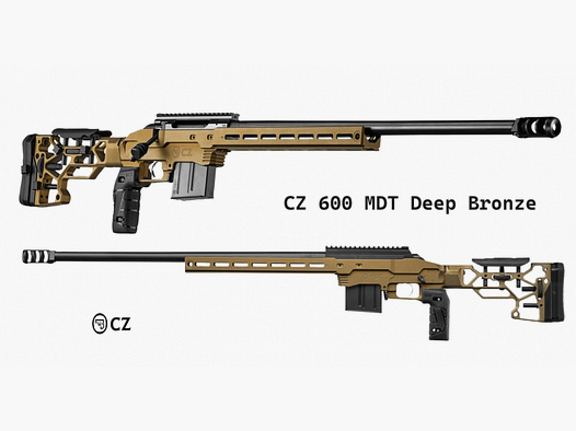 CZ Model 600 MDT Deep Bronze im Kaliber .308 Winchester mit 61cm Lauf