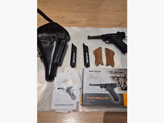 Parabellum  cal.177 CO2 + Holsten + 2 Magazine 