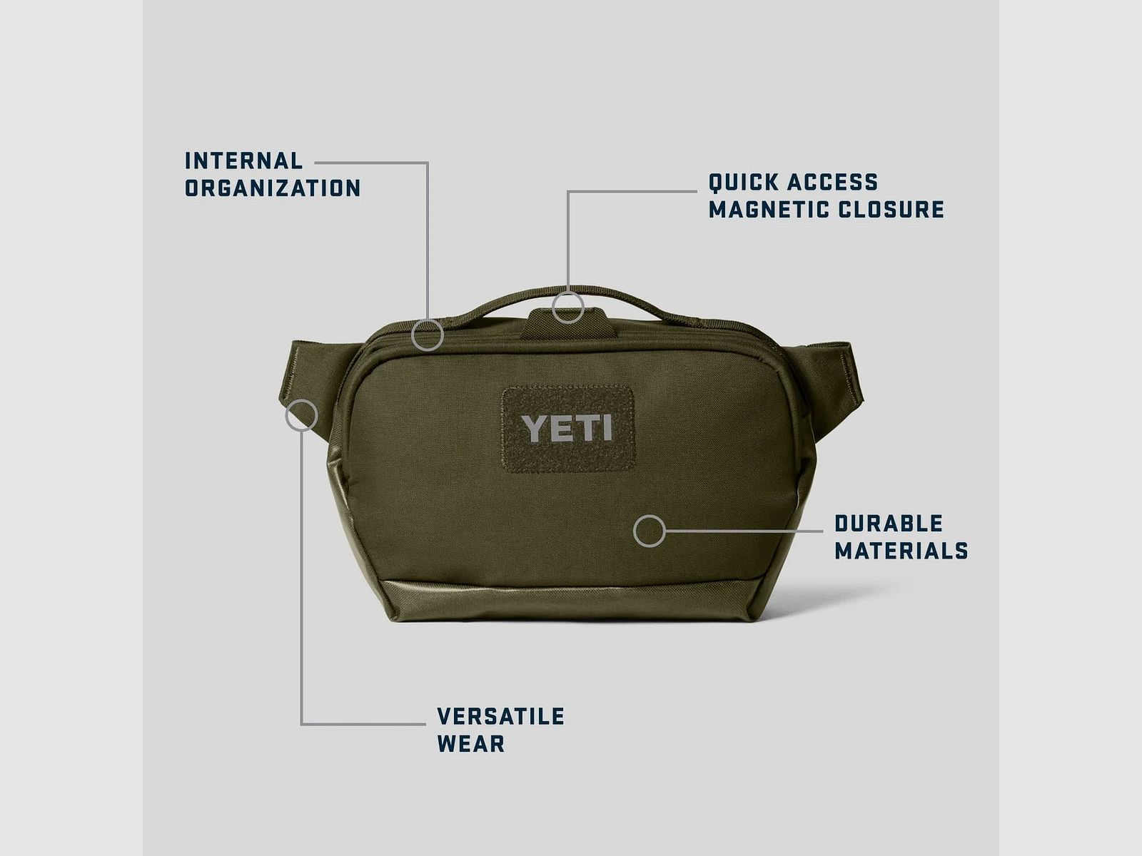 YETI® Ranchero™ Crossbody-Tasche 4 L - Black, Bild 5 von 13