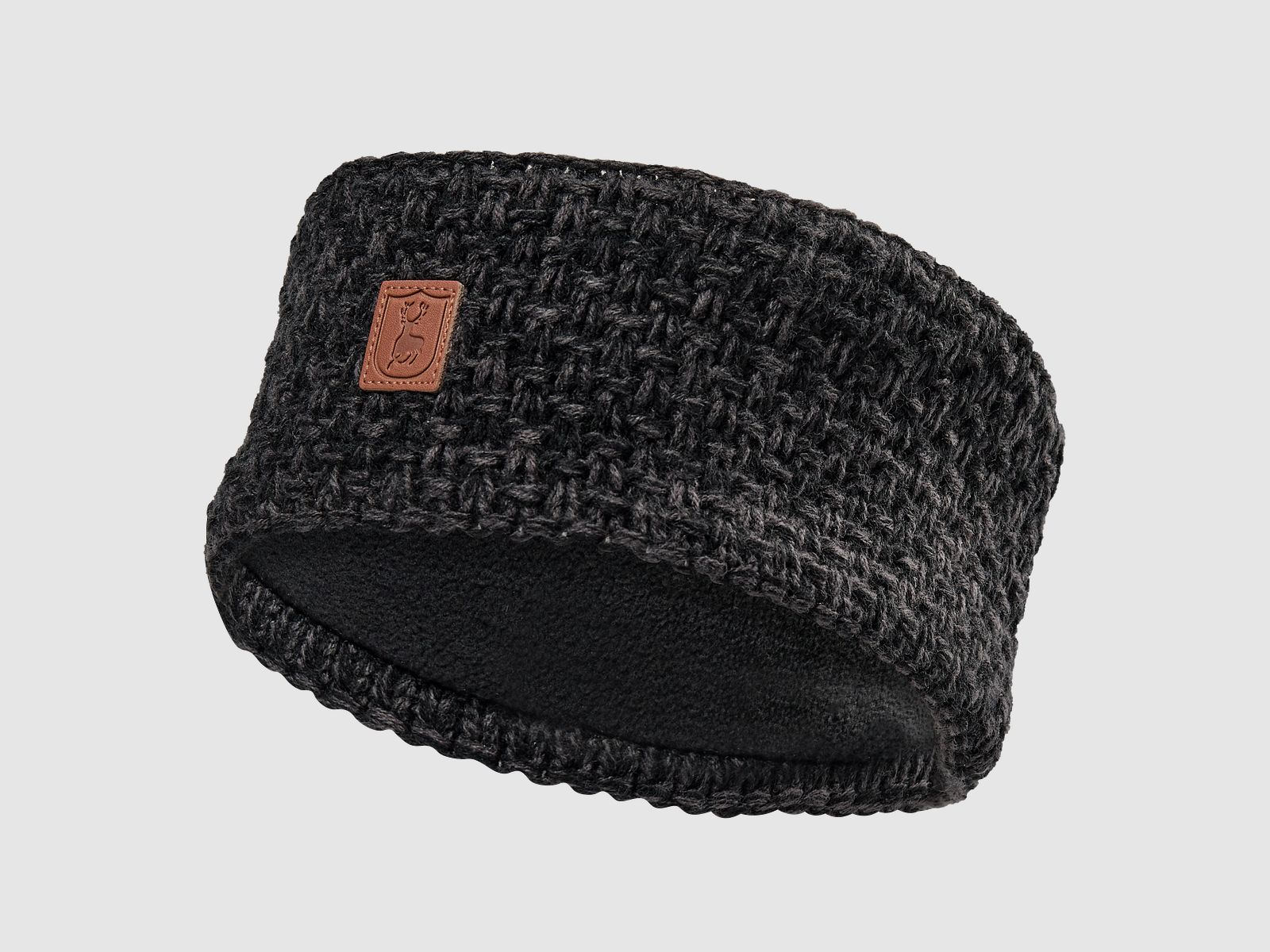 Dames Gebreide Band - Zwart - Damesmaat: ONE SIZE