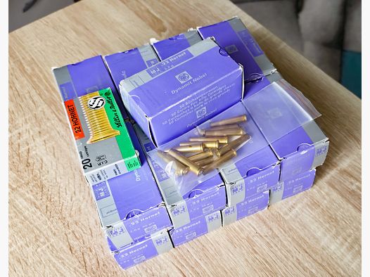.22 Hornet RWS casquillos, aprox. 900 piezas