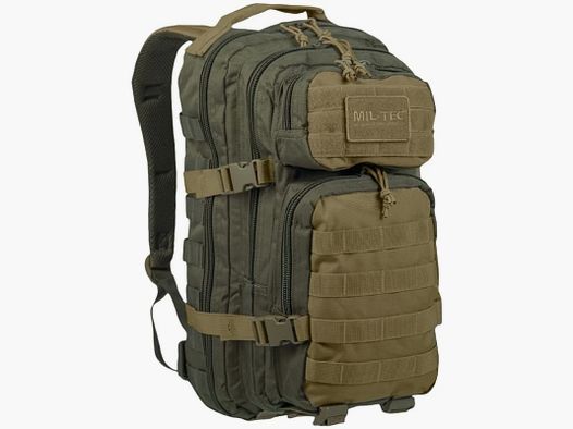 Mochila Mil-Tec US Assault Ranger 20 L Green / Coyote