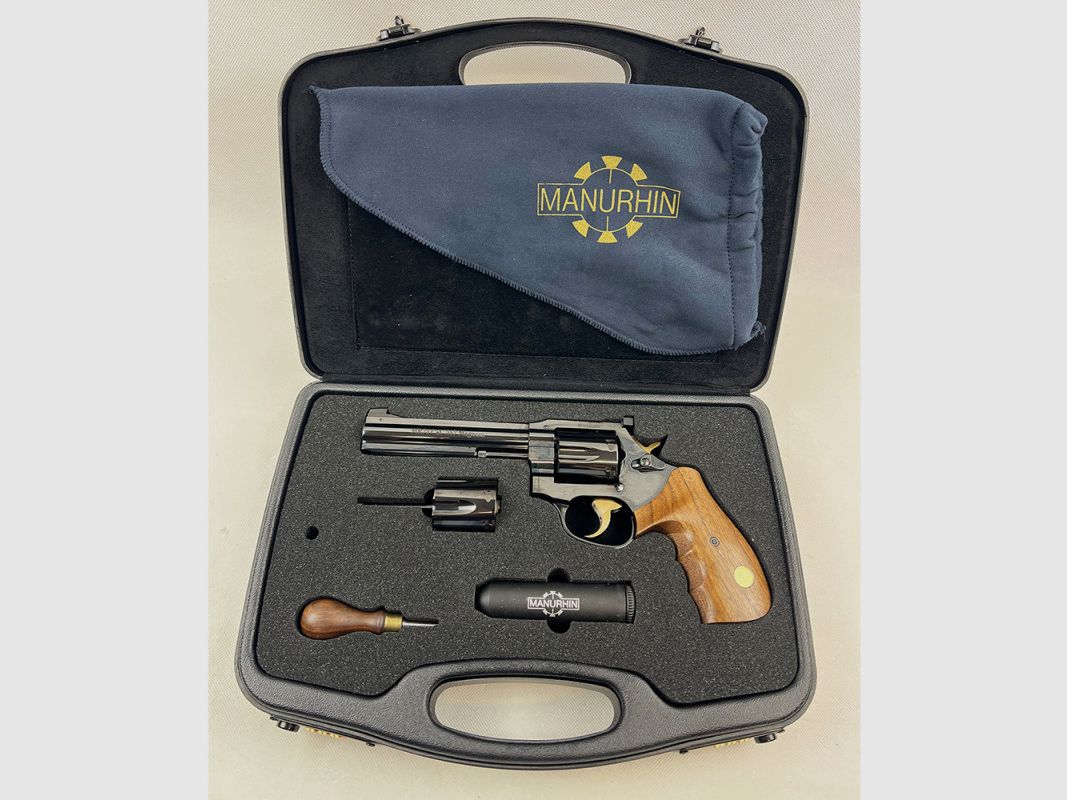 REVOLVER MANURHIN MR73 SPORT CONVERTIBLE KAL.357/38 + MAGAZIN 9X19, Bild 4 von 4