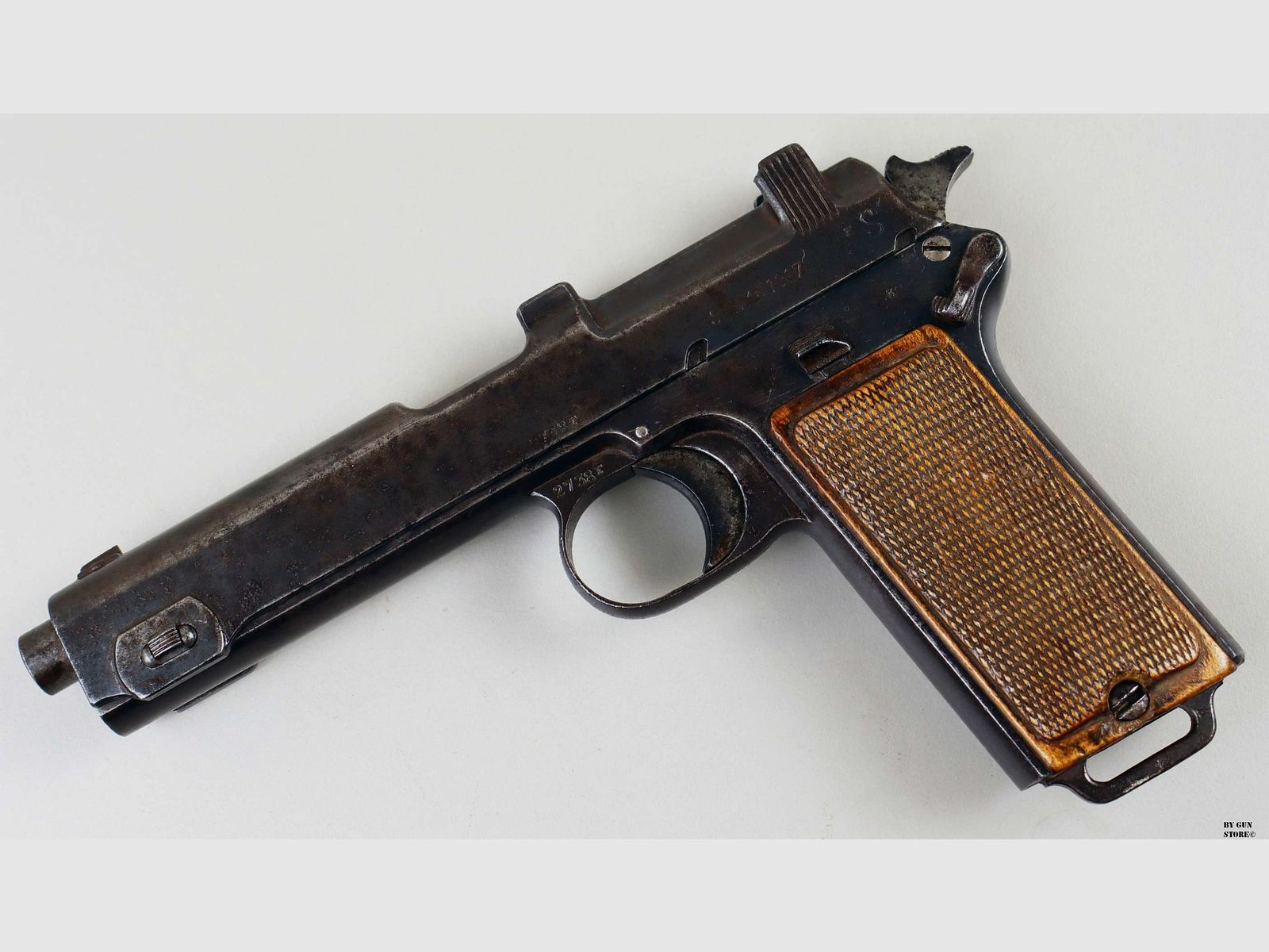 Pistola Steyr Repetierpistole Mod. 1912 cal. 9 Steyr matr.2738r, immagine 2 di 9